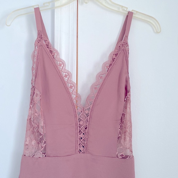 Free People Flutter Maxi Dress/Pink Gown - Picture 3 of 6